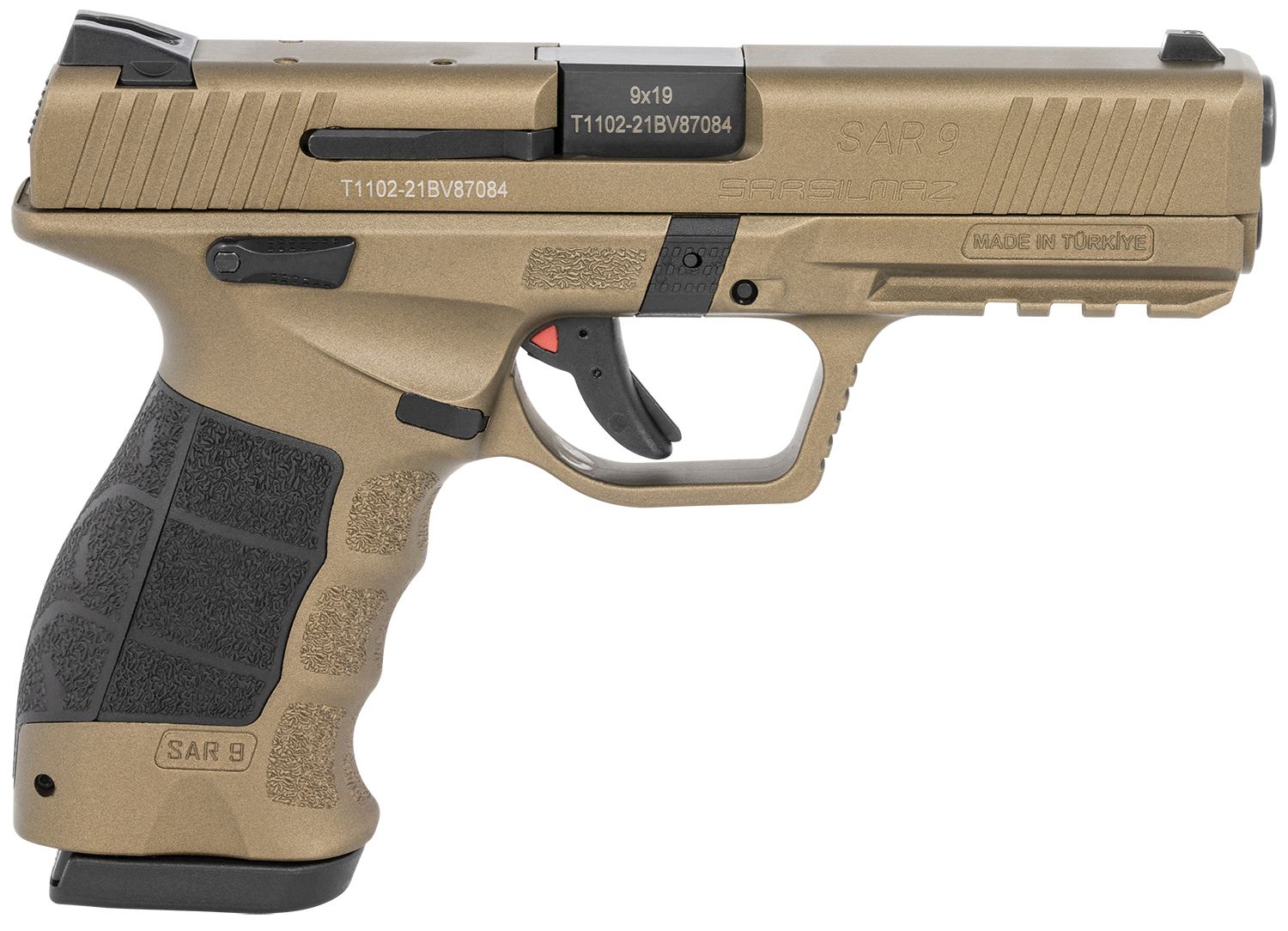 Handguns SAR Firearms 4.40" 9mm SAR USA SAR9BR       SAR9 BRONZE          9MM 17RD • Model: 4.40"